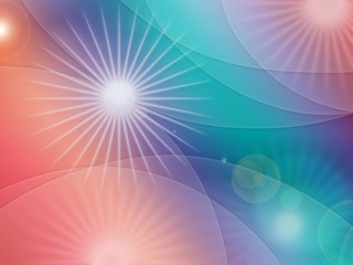 Abstract colorful curves background