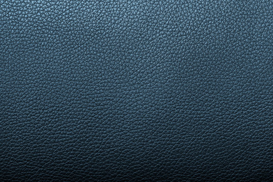 Closeup dark blue leather texture. leather background. and  leather surface. for design with copy space for text or image.