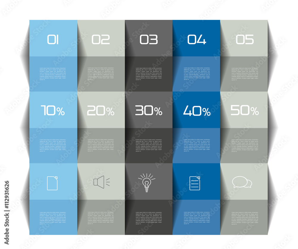 Poster table template. schedule table. 3d table. business table. brochure table, schedule. minimalistic tab