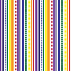 Stripes Seamless pattern; Rainbow colors pattern.