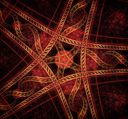 Fantasy fractal illustration