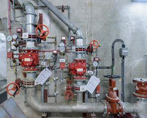 Fire control system in hydroelectric power station