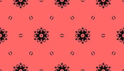 background with ethnic motifs seamless pattern
