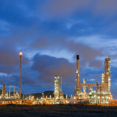 Refinery plant During