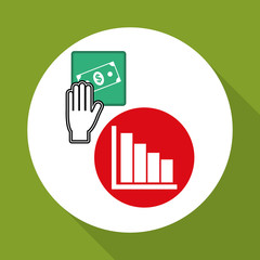 Shopping design. Marketing icon. Isolated illustration, vector