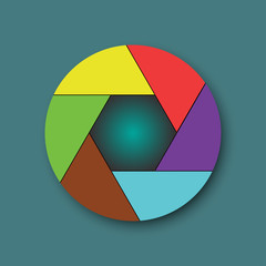 len of camera icon vector design