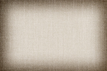 Natural linen texture for the background. Brown color