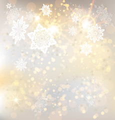 Snowflakes background