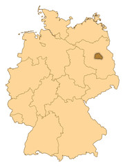 Map - Germany, Berlin