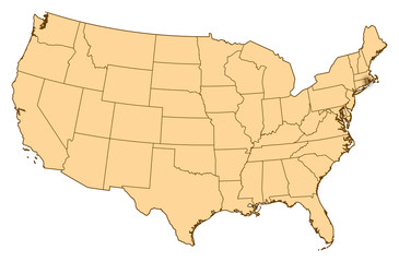 Map - United States, Rhode Island