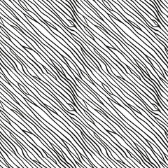 seamless hand drawn pattern with lines diagonal