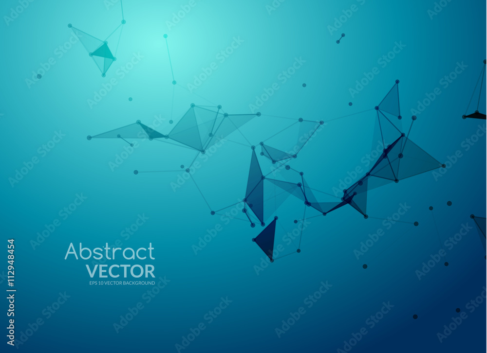 Aufkleber set of polygonal triangular colorful background banners poster booklet with swirls for modern design
