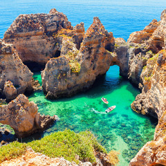 Ponta da Piedade in Algarve, Portugal