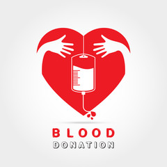 logotype blood donation