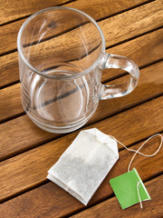 infusion y Taza de cristal