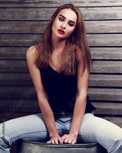 Robin the real world naked Sexy models in jeans