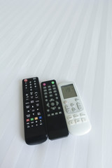 remote control on Bed linen