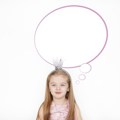 Cute princess girl thoughts