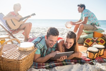 Friends enjoying together