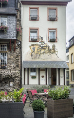 Fototapeta na wymiar Painted building in Boppard, Germany