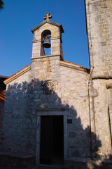 Fototapeta na wymiar Montenegro church monastery summer shot
