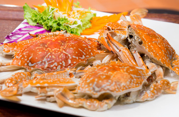 Steamed Crab Seafood