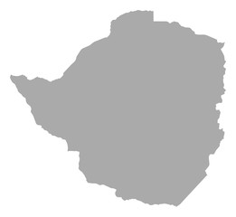 Map - Zimbabwe - obrazy, fototapety, plakaty