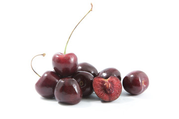 cherry berry isolated on white background