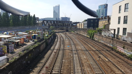 Fototapeta na wymiar London railway