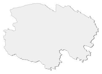 Obraz premium Map - Qinghai (China)