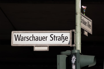 Obraz premium Berlin Warschauer Strasse