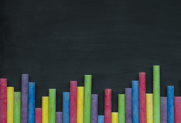 Background blackboard chalk.