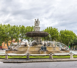 Rotunda Fountain in Aix en Provence