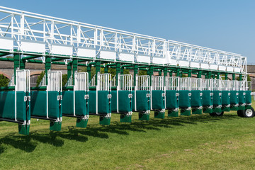 Horse racing starting gates