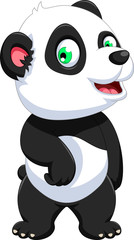  cute panda cartoon