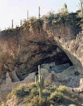 Ancient cave dwellings in Tonto National Park, Arizona