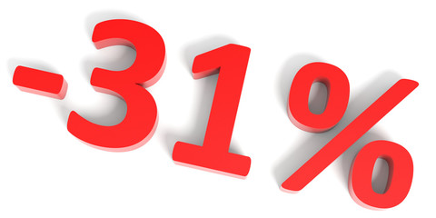Discount 31 percent off sale.