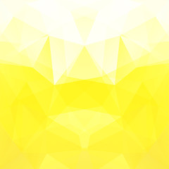 Background of geometric shapes. Yellow mosaic pattern. 