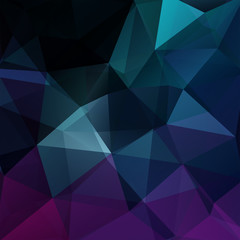 Geometric pattern, polygon triangles vector background