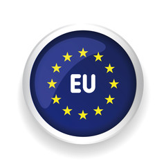 Europe flag (EU) vector