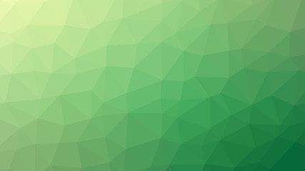 Fototapeta na wymiar Abstract green gradient lowploly of many triangles background for use in design