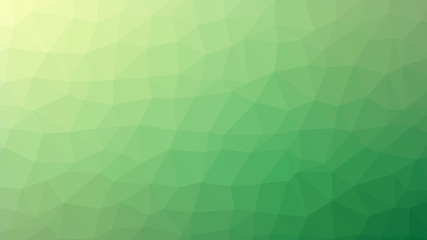 Fototapeta na wymiar Abstract green gradient lowploly of many triangles background for use in design