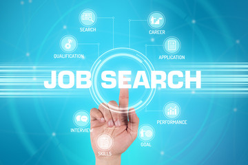 JOB SEARCH TECHNOLOGY COMMUNICATION TOUCHSCREEN FUTURISTIC CONCE