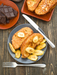 French toast with plantains