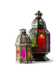 Oriental colorful light lantern Arabic decoration © LiliGraphie