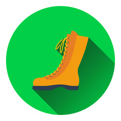 Icon of hiking boot