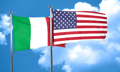 Italy flag, 3D rendering