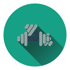 Obraz premium Dumbbell icon