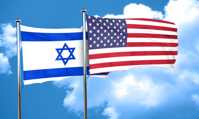 Israel flag, 3D rendering