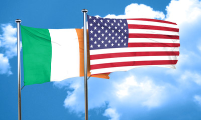 Ireland flag, 3D rendering
